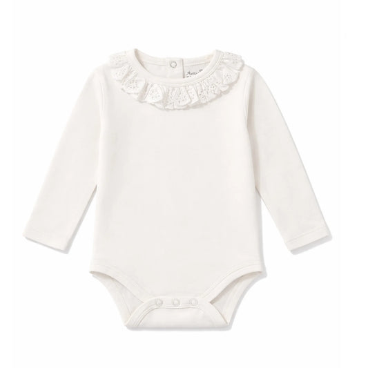 Aster and Oak - Coconut Frill Onesie