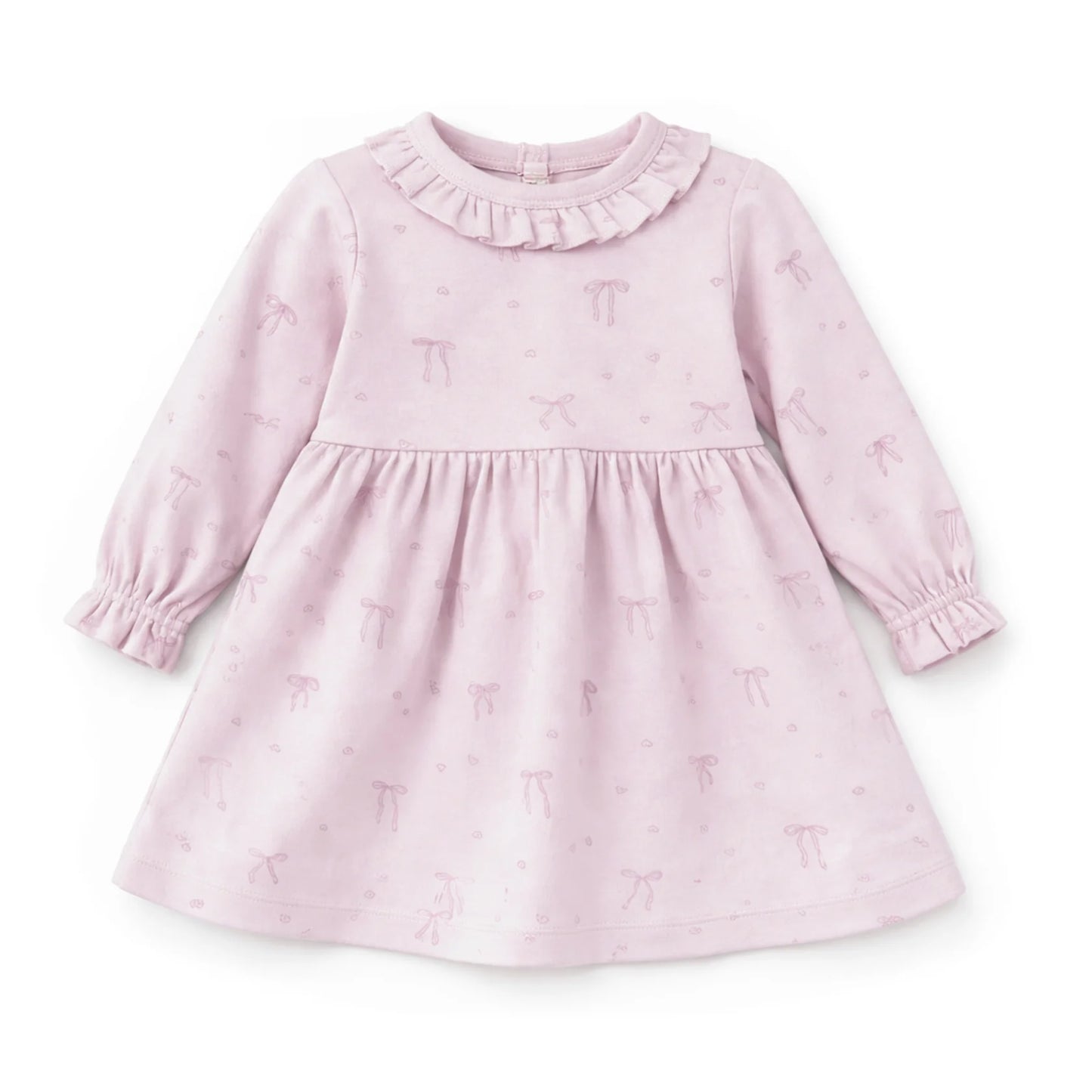 Aster and Oak - Bow Ruffle Dress