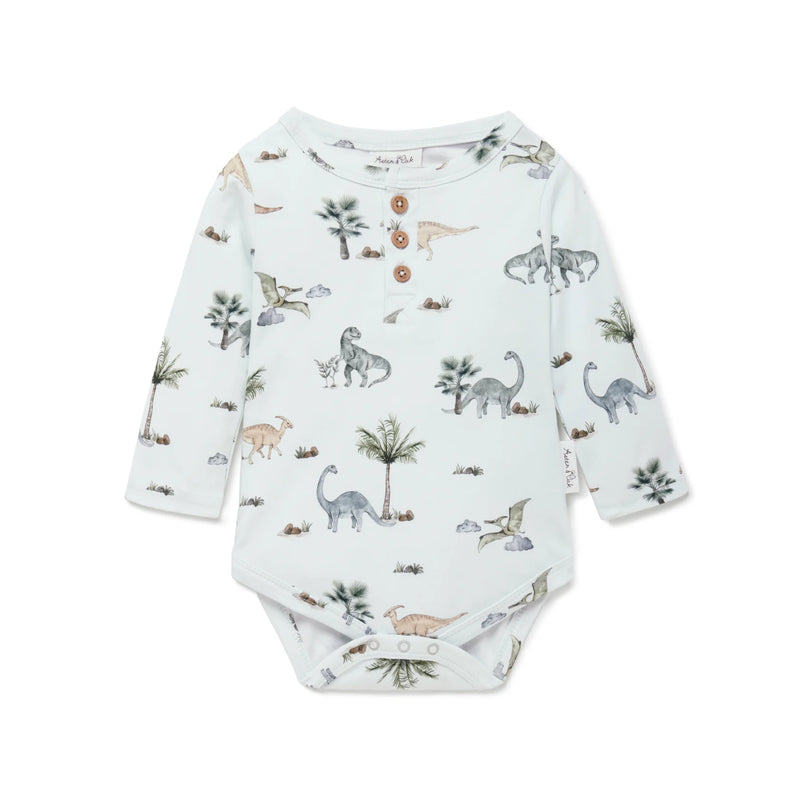 Aster and Oak - Dino Henley Bodysuit