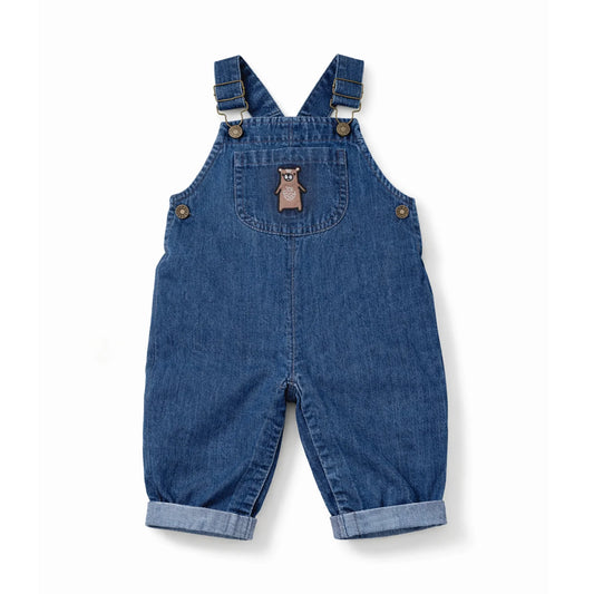 Aster and Oak - Noah Bear Denim Overall