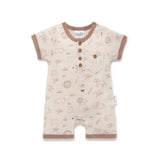 Aster and Oak  - Safari Henley Romper