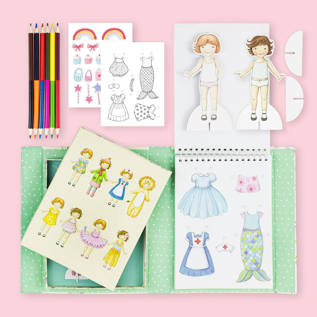 Tiger Tribe- Paper Doll Vintage Kit