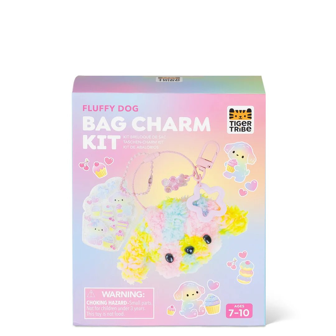 Tiger Tribe - Bag Charm Kit- Blueberry Bubble Tea