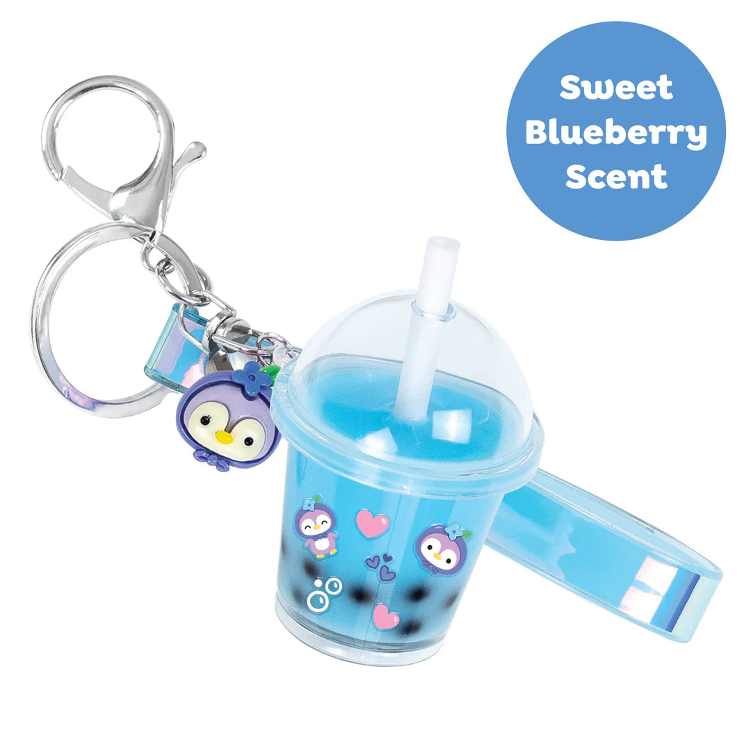 Tiger Tribe - Bag Charm Kit- Blueberry Bubble Tea