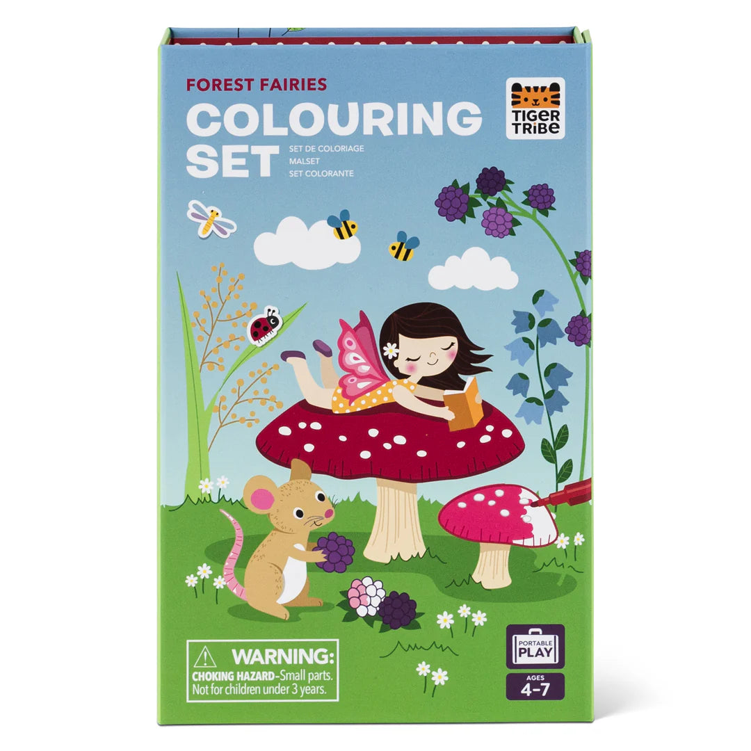 Tiger Tribe-  Forest Fairies Colouring Set