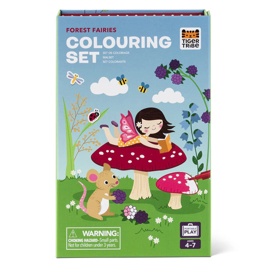Tiger Tribe-  Forest Fairies Colouring Set
