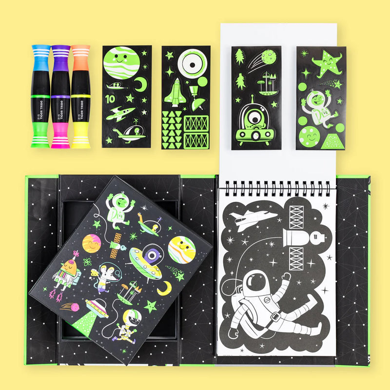 Tiger Tribe-  Outer Space Colouring Set