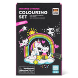 Tiger Tribe- Neon Colouring Set-Unicorns & Friends