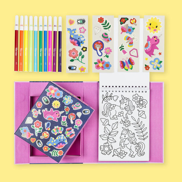 Tiger Tribe-  Magical Creatures Colouring Set