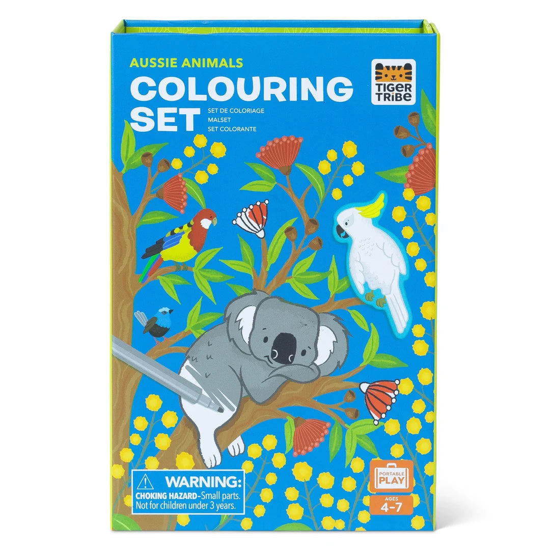 Tiger Tribe - Colouring Set - Aussie Animals