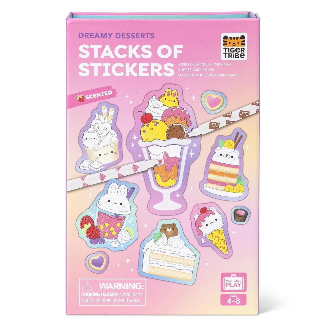 Tiger Tribe - Scented Stacks of Stickers- Dreamy Desserts