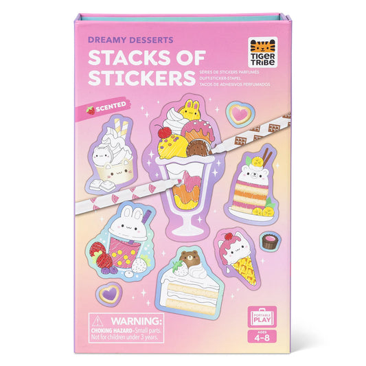 Tiger Tribe - Scented Stacks of Stickers- Dreamy Desserts