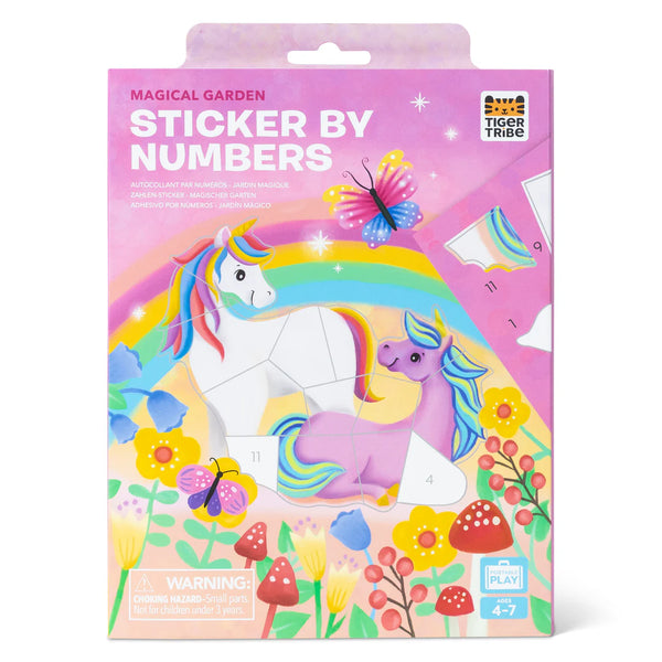 Tiger Tribe- Stickers By Numbers- Unicorns