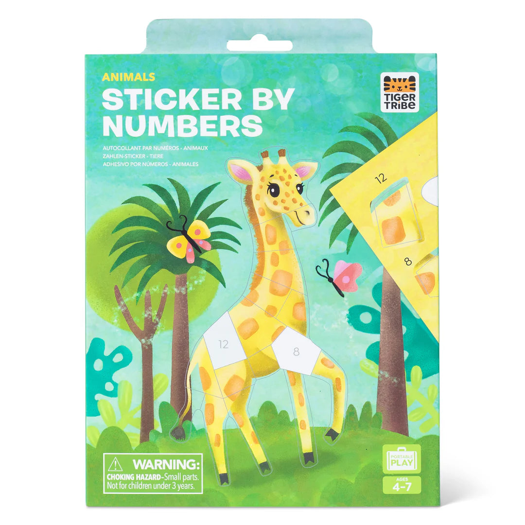 Tiger Tribe- Stickers By Numbers- Animals