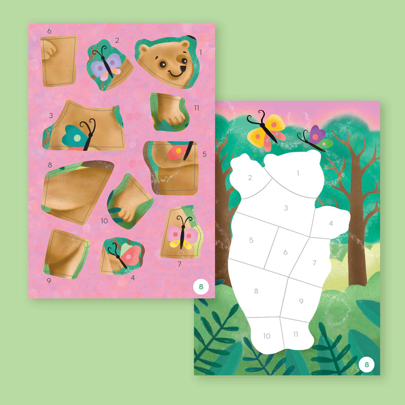 Tiger Tribe- Stickers By Numbers- Animals