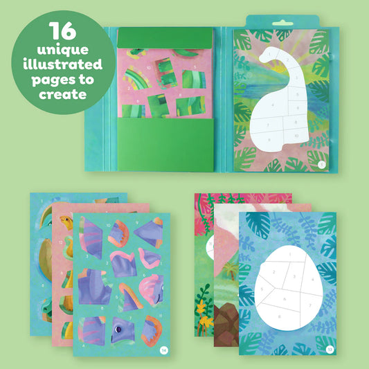 Tiger Tribe- Dinosaurs- Stickers By Numbers