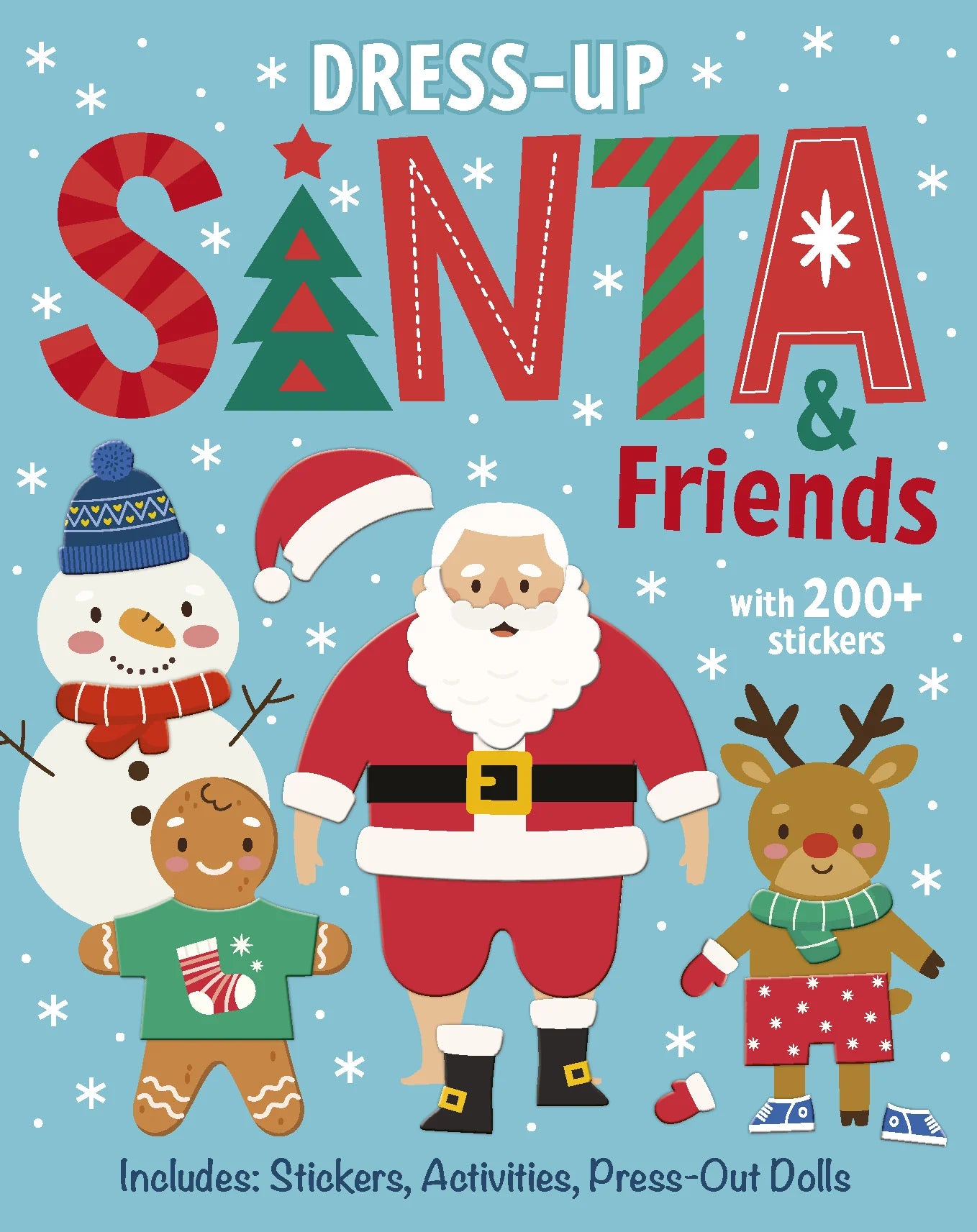 Lake Press - Sticker Dress-Up - Santa & Friends