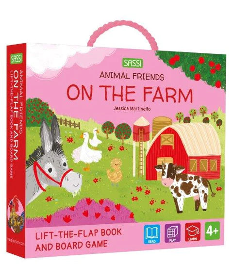 Sassi - On The Farm Board Game & Book Set