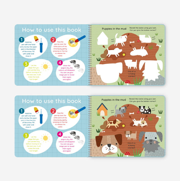 Buddy & Barney - Aqua Book- Baby Animals