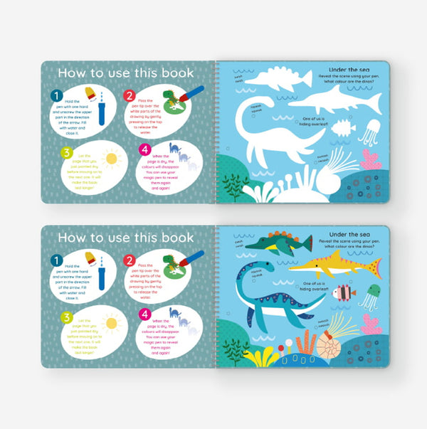 Buddy & Barney - Aqua Book- Dinosaur