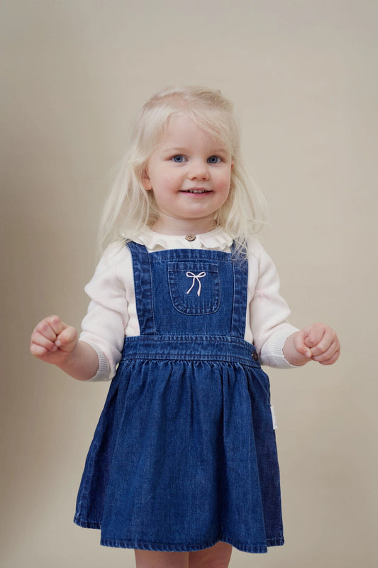 Aster and Oak - Bow Denim Pini