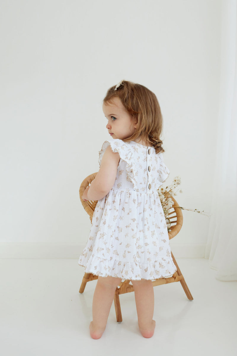 Aster and Oak - Sable Muslin Dress