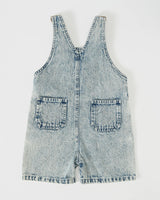 Goldie + Ace - Burton Denim Overalls Vintage Washed - Light Denim