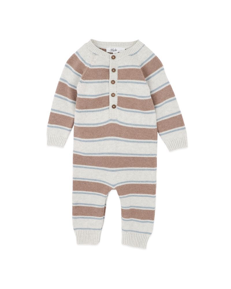 Bebe - Alvin Stripe Knitted Romper
