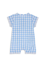 Milky Clothing - Blue Check Romper