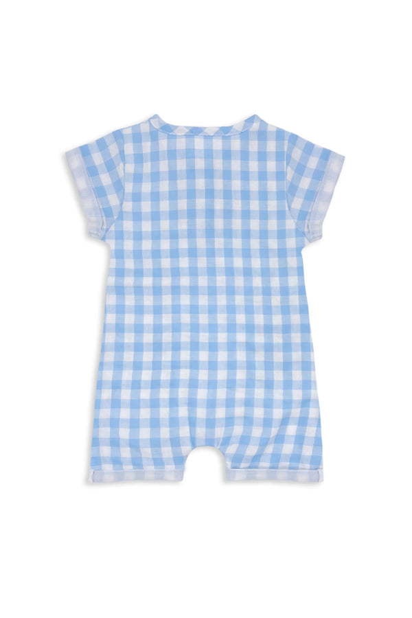 Milky Clothing - Blue Check Romper