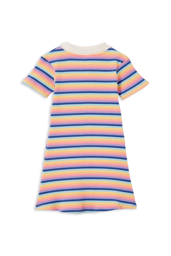 Milky Clothing - Multi Stripe Rib Dress