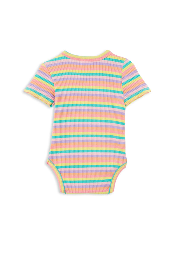 Milky Clothing - Stripe Rib Bubbysuit