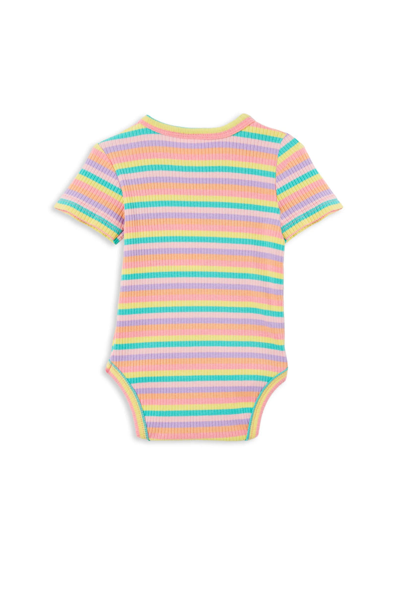 Milky Clothing - Stripe Rib Bubbysuit