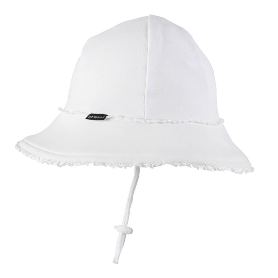 Bedhead Hats Bucket Hat- White Trim Pink