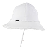 Bedhead Hats Bucket Hat- White Ruffle