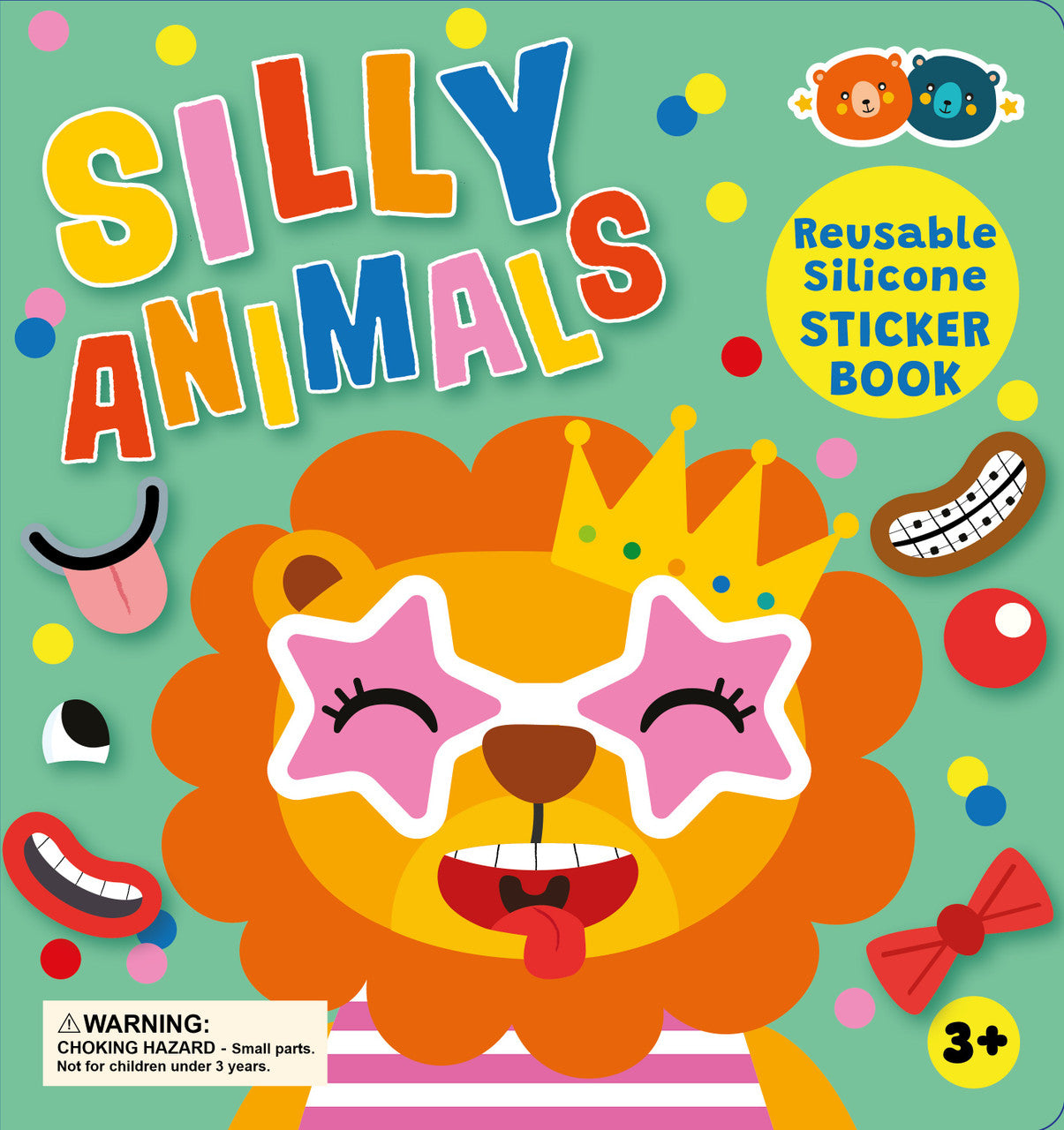 Buddy & Barney - Silly Animals Silicone Sticker Book