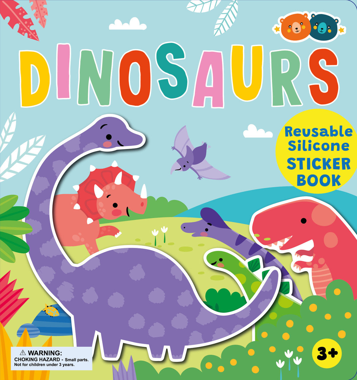 Buddy & Barney - Dinosaurs Silicone Sticker Book