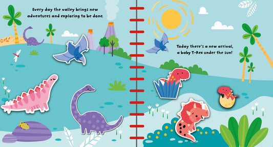 Buddy & Barney - Dinosaurs Silicone Sticker Book