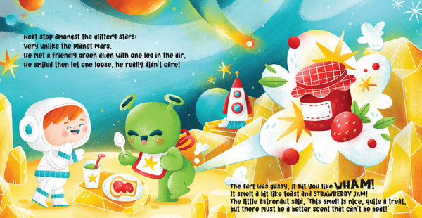 Buddy & Barney - Fart Book - Space