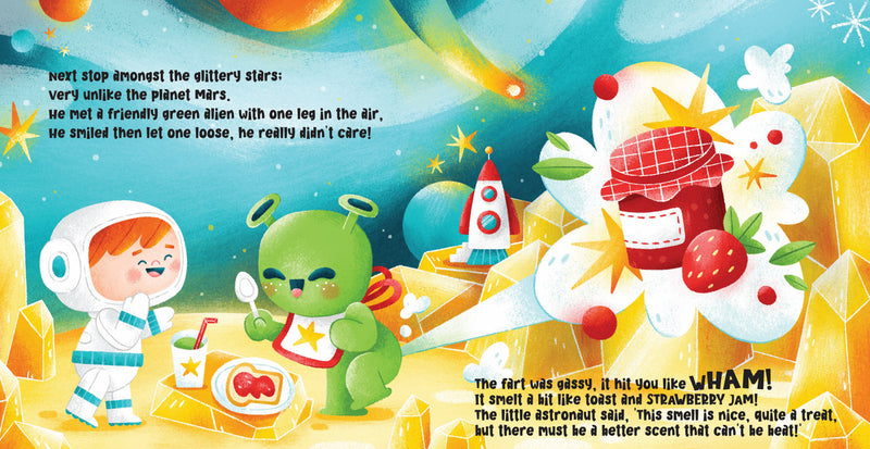 Buddy & Barney - Fart Book - Space