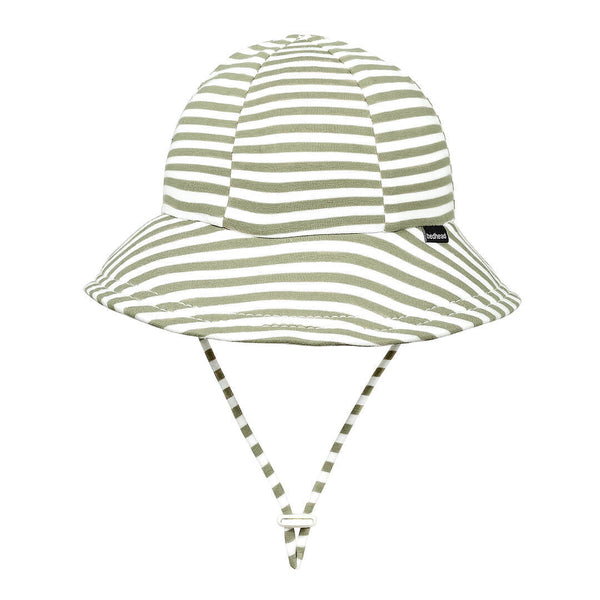 Bedhead Hats - Bucket Sun Hat- Khaki Stripe