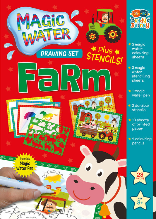 Buddy & Barney - Farm Water Magic Drawing Set