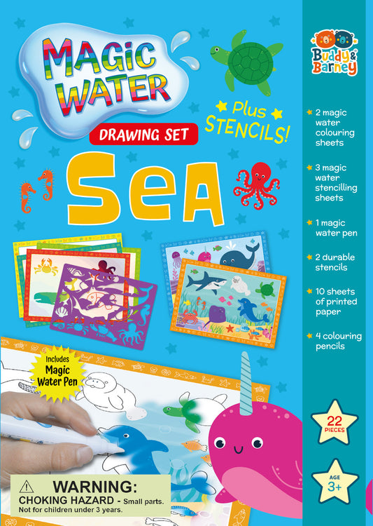 Buddy & Barney - Sea Water Magic Drawing Set
