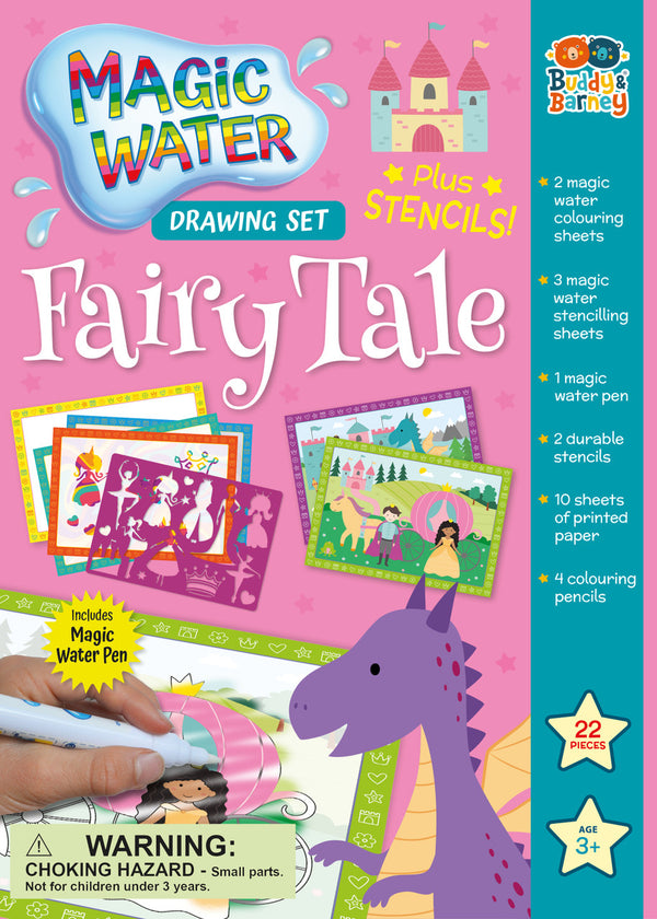 Buddy & Barney - Fairy Tale Water Magic Drawing Set