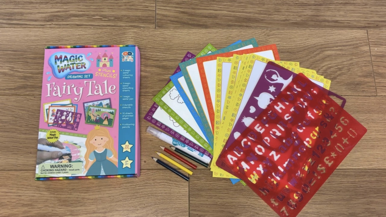 Buddy & Barney - Fairy Tale Water Magic Drawing Set