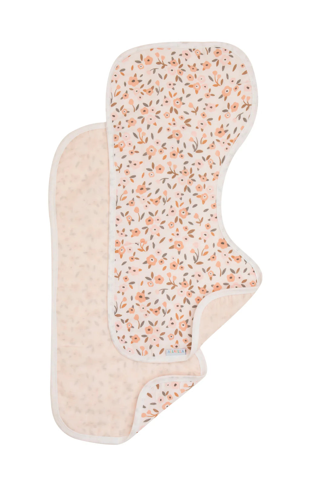 All4Ella - Floral Bouquet Organic Burp Cloth 2 Pack