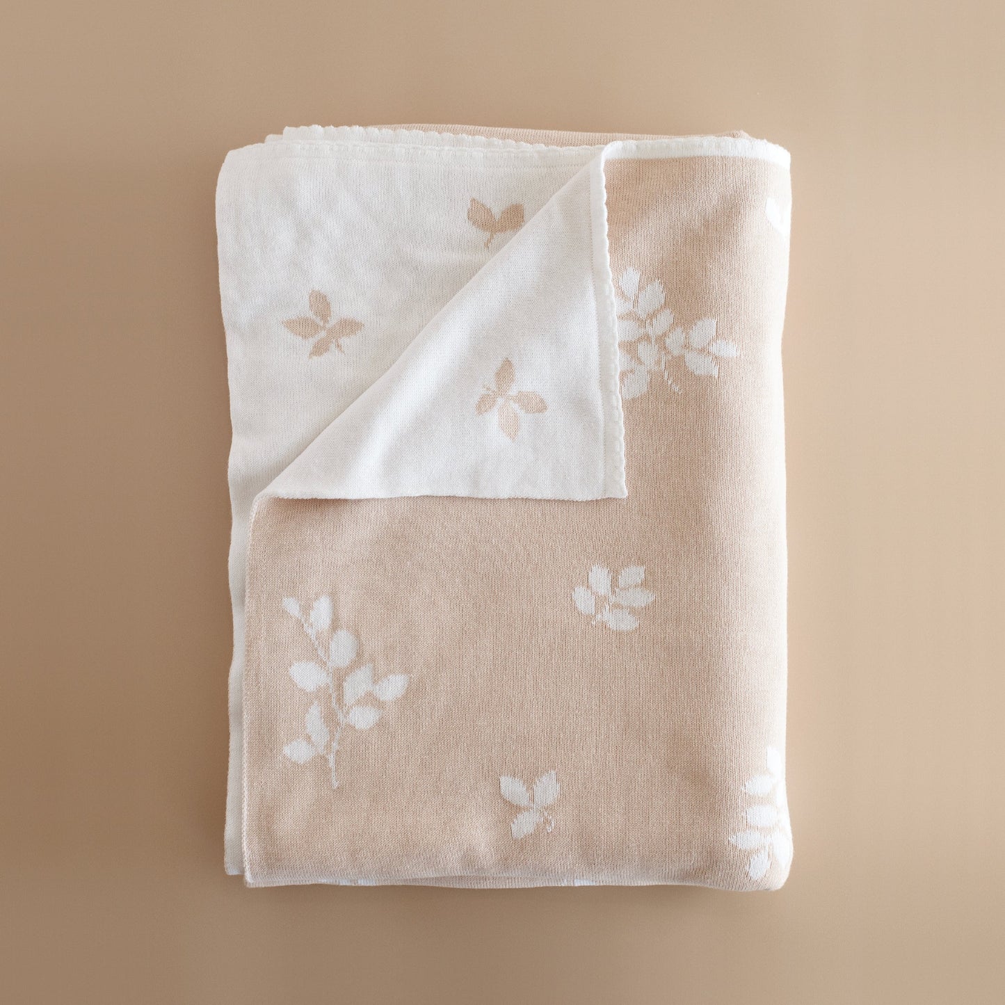 Fox & Fallow Baby Blanket- Birch Reversible Throw Blanket