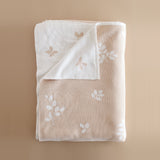 Fox & Fallow Baby Blanket- Birch Reversible Throw Blanket