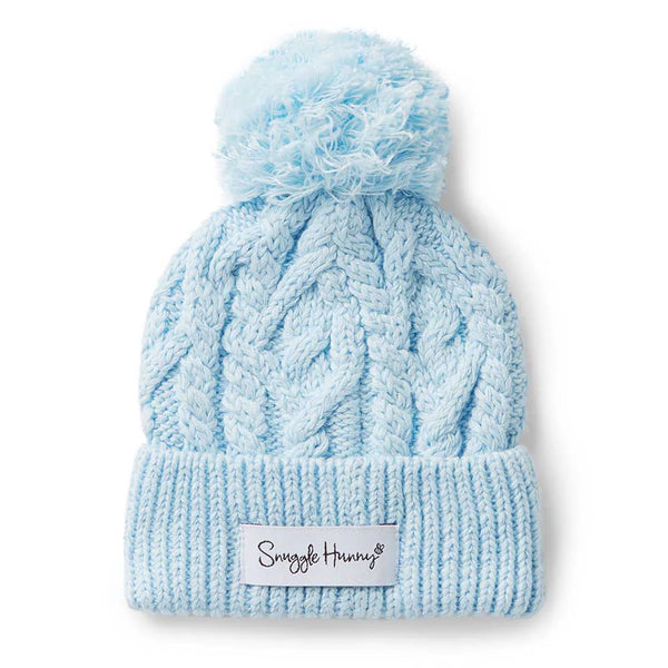 Snuggle Hunny - Baby Blue Organic Knit Beanie