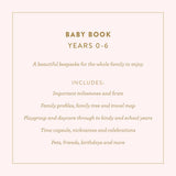 Fox & Fallow Mini Baby Book- Oatmeal